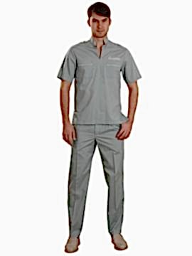 Костюм мужской врача: блуза СМ-9, брюки БРМ-3