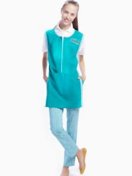 Костюм женский: блуза Б-4-12, фартук Ф-24, брюки БРЖ-1-1