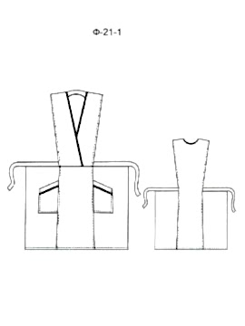 Фартук-сарафан модель Ф-21-1