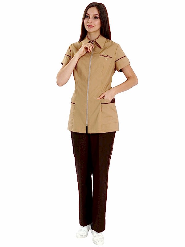 Костюм женский: блуза модель Б-2-9, брюки модель БРЖ-1-1