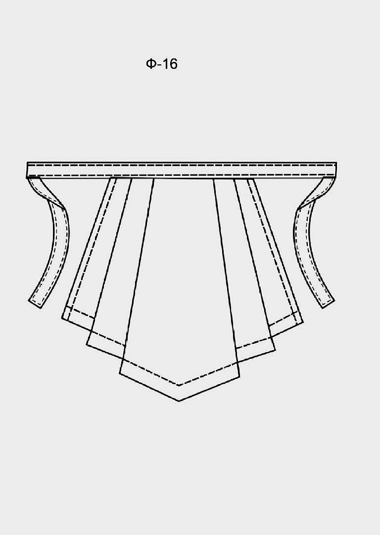 Фартук без нагрудника модель Ф-16