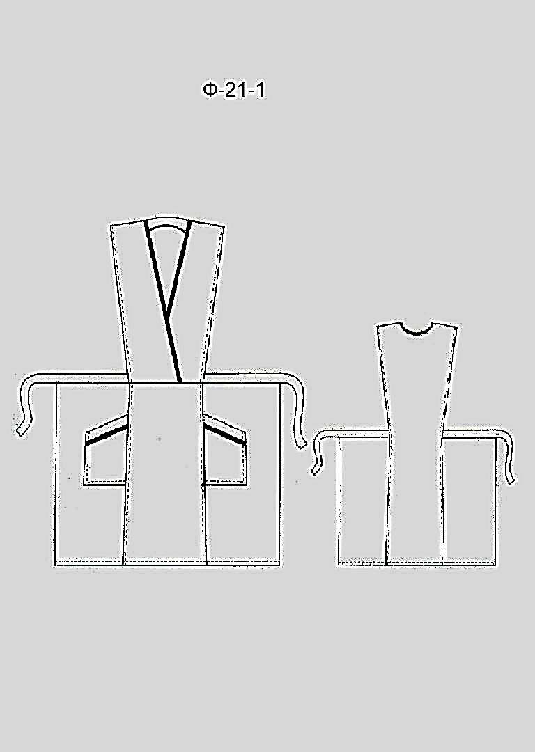 Фартук-сарафан модель Ф-21-1